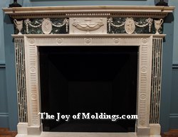 Antique FIREPLACE MANTEL-100 - The Joy of Moldings