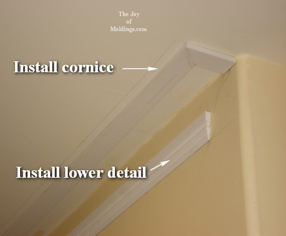 How to Return a Crown Molding to the Wall - The Joy of Moldings